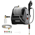 Electric Wall Mount Pressure Washer with 100FT Hose, 2900PSI, 4 Nozzles A10475