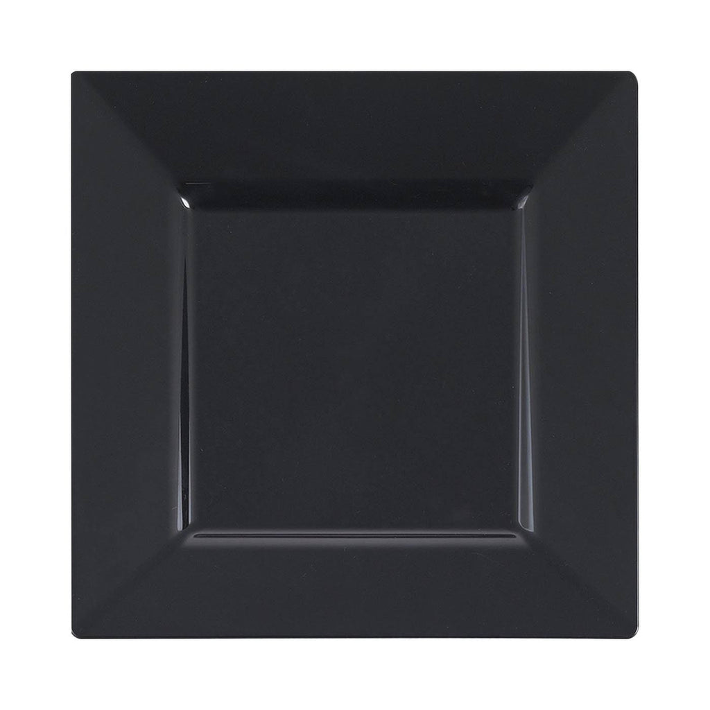 Black Disposable Plastic Cake Plates I3684