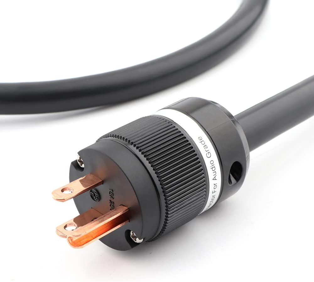 11AWG Pure Copper Power Cord with US Plug and IEC320 C13 Connector 6.6ft Q8809