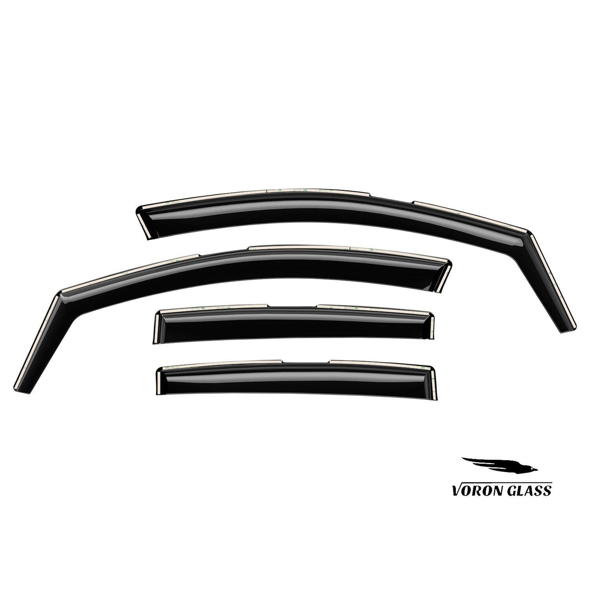 4 Pieces In-Channel Rain Guards for Subaru Impreza Hatchback M782050
