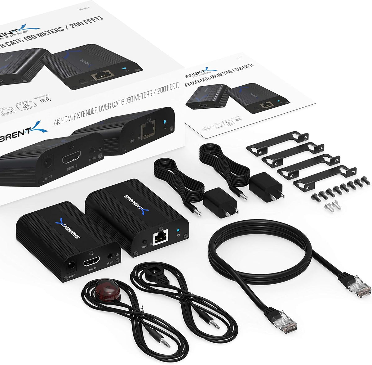 4K HDMI Extender Over CAT6 (60 Meters / 200 feet) D70079