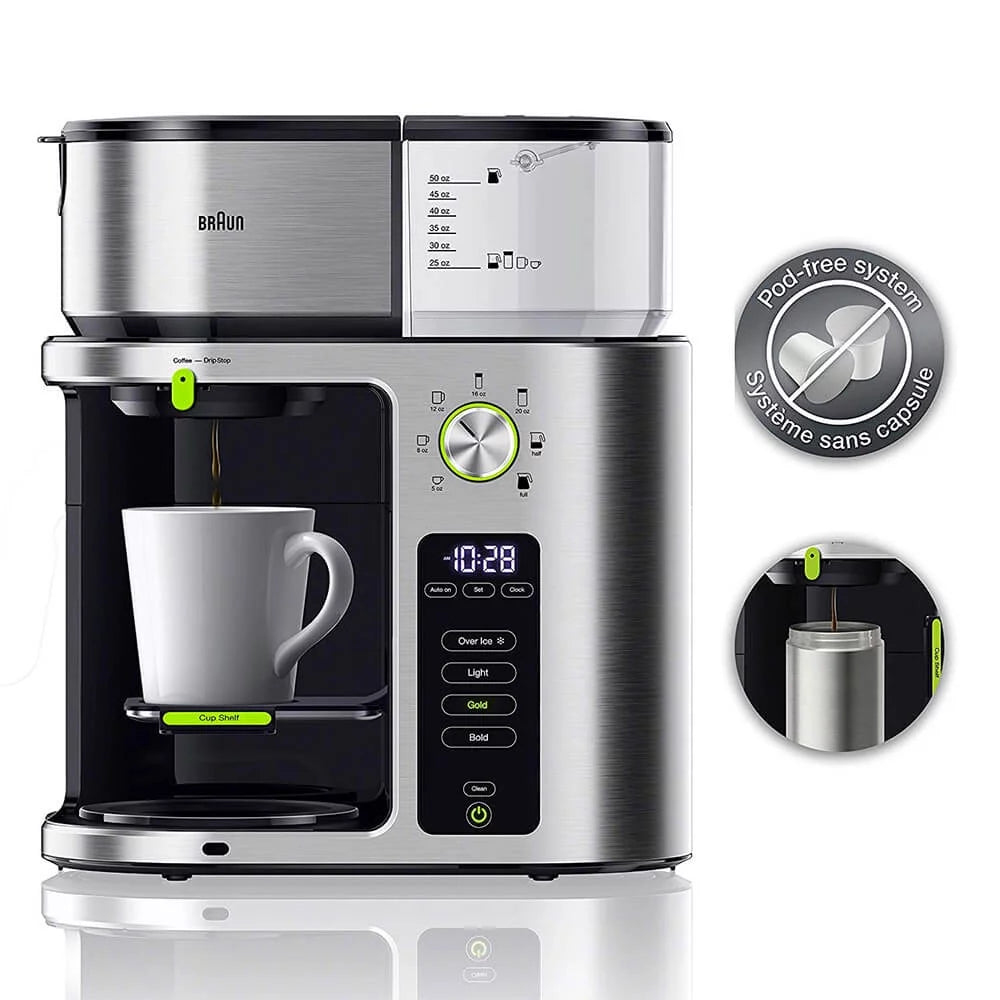 Stainless Steel 10 Cup Drip Coffee Maker X87624