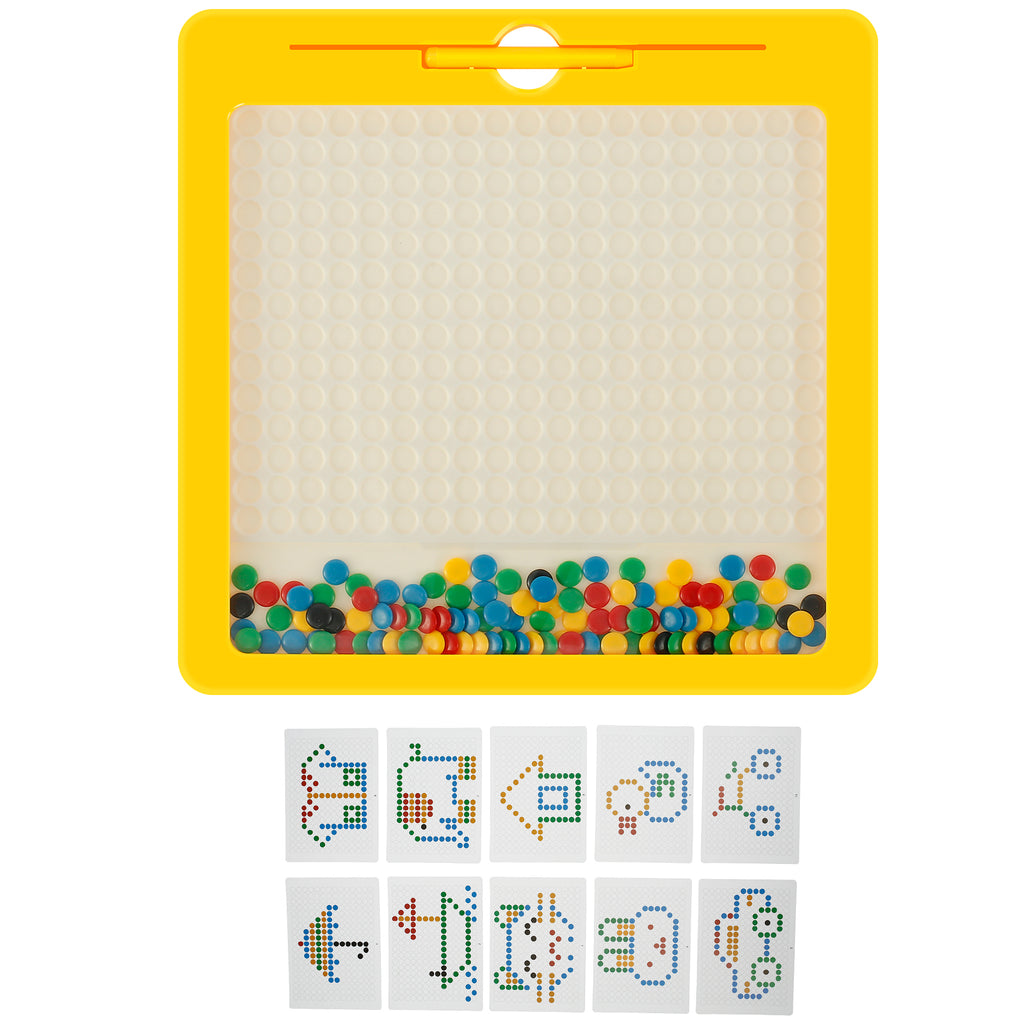 Magnetic Drawing Board with 10 Double Sided Cards Educational Preschool Toy I2446