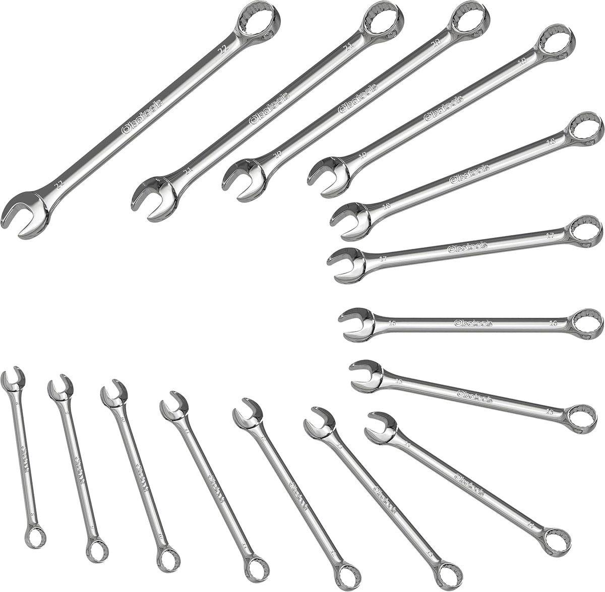 15 pc Combination Wrench Set (SAE) O7237