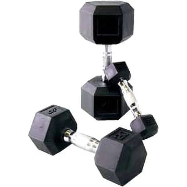 25lb Cast Iron Hex Dumbbell F19385