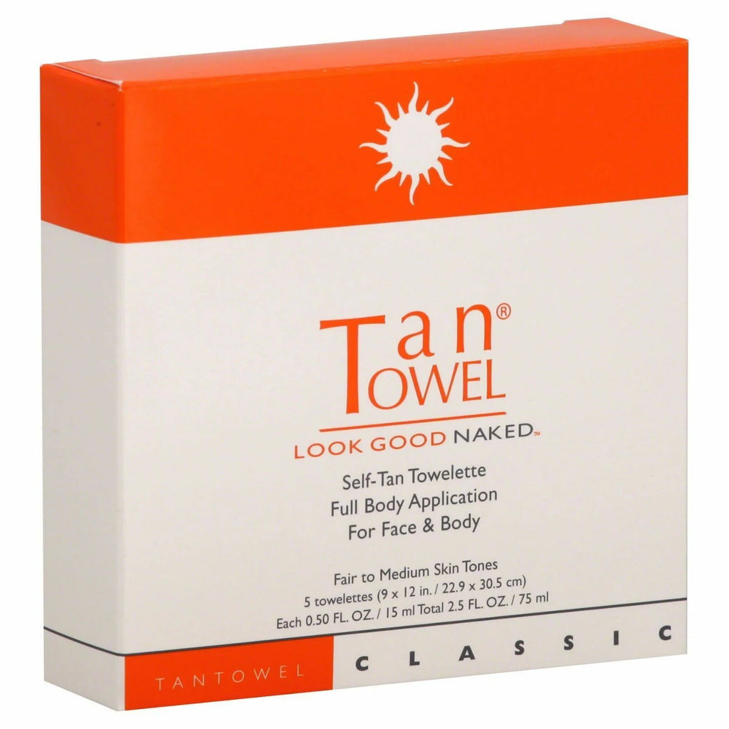 Tan Towel Towelettes Full Body Classic 30 Pack M110070