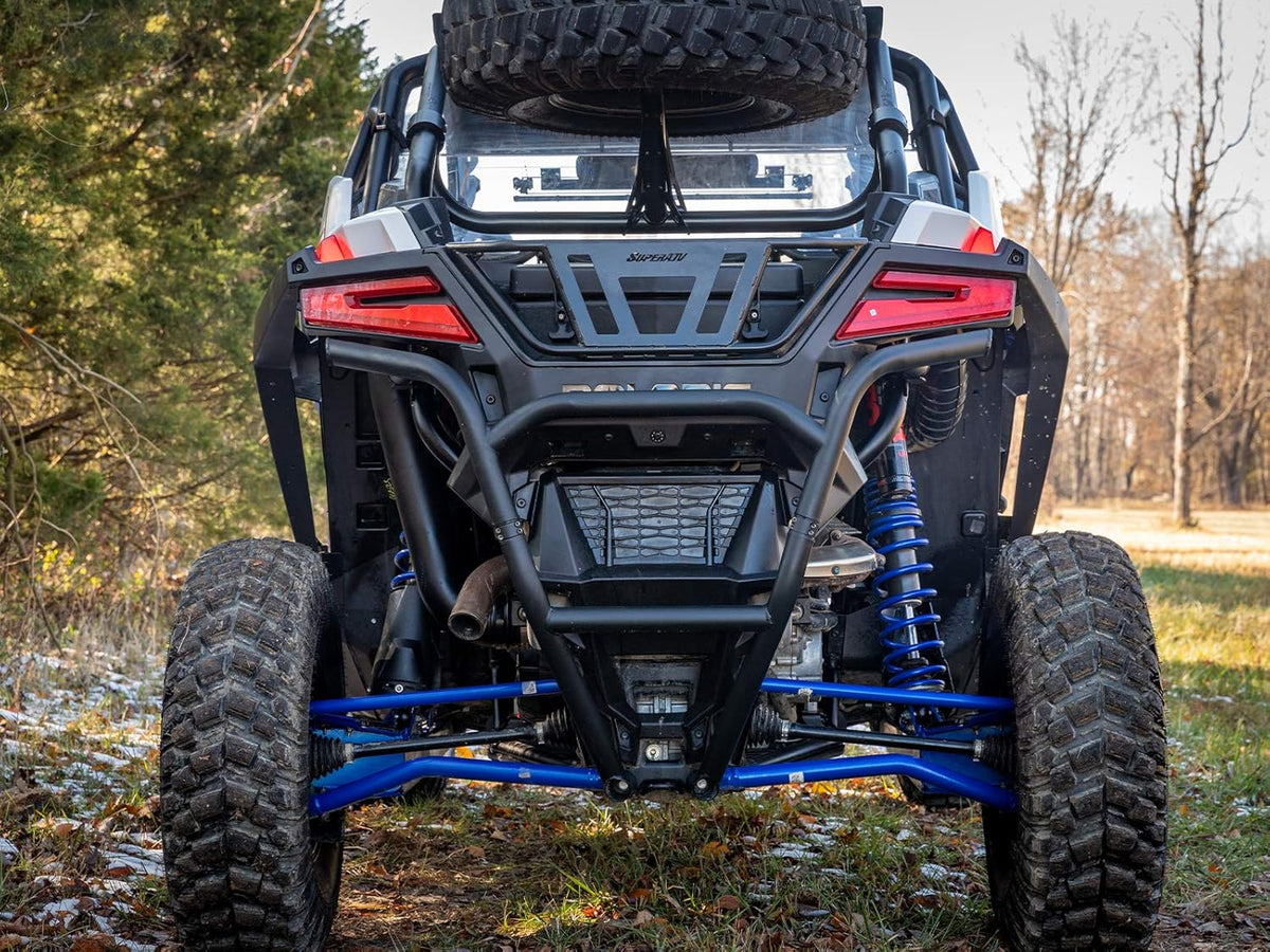 Rear Bumper for Polaris RZR PRO XP / PRO XP 4, 1.75 Inch Steel Tubing, UV Resistant Powder Coating E60922