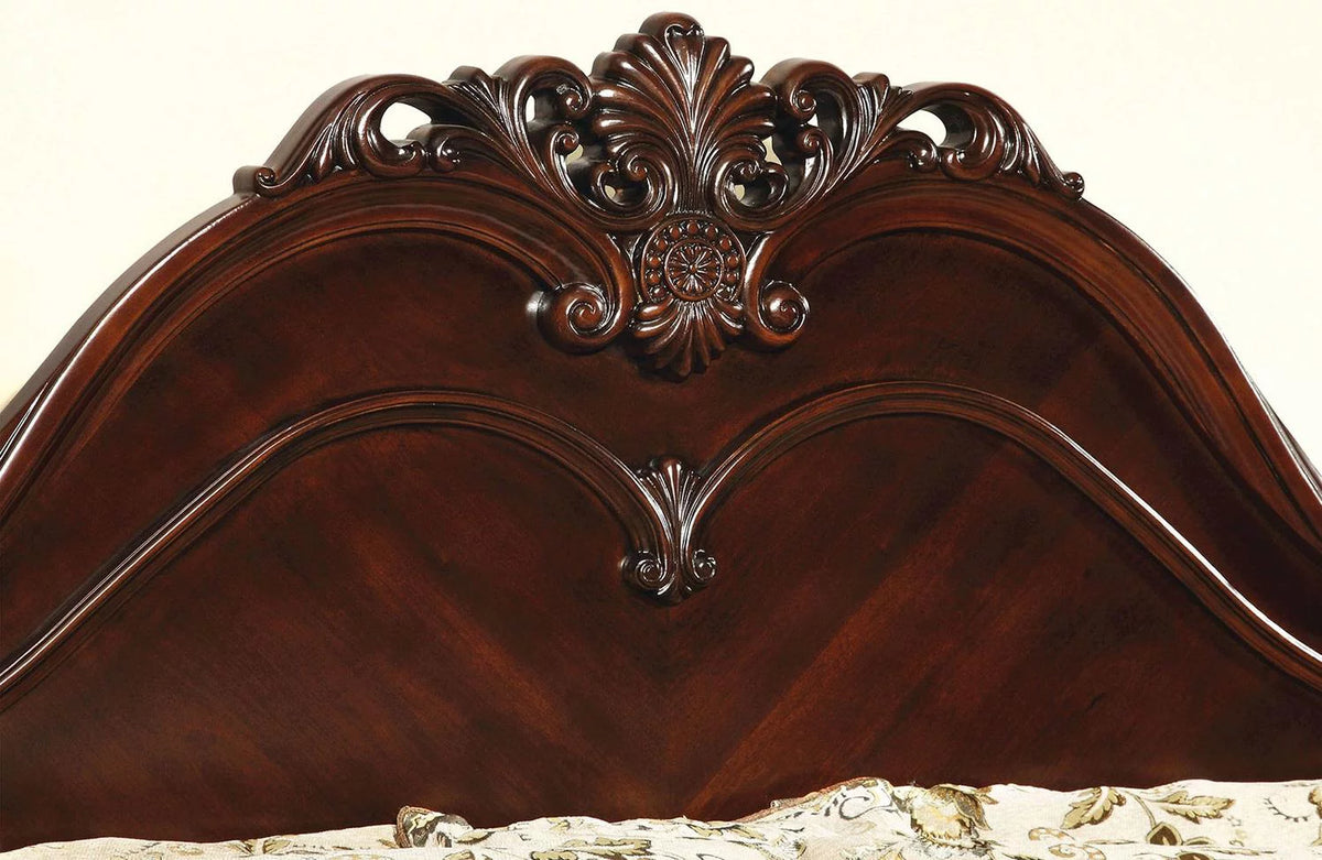 Solid Wood King Bedroom Set 3pcs R6306