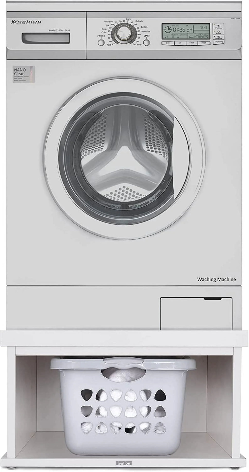 Wooden Laundry Pedestal X23393