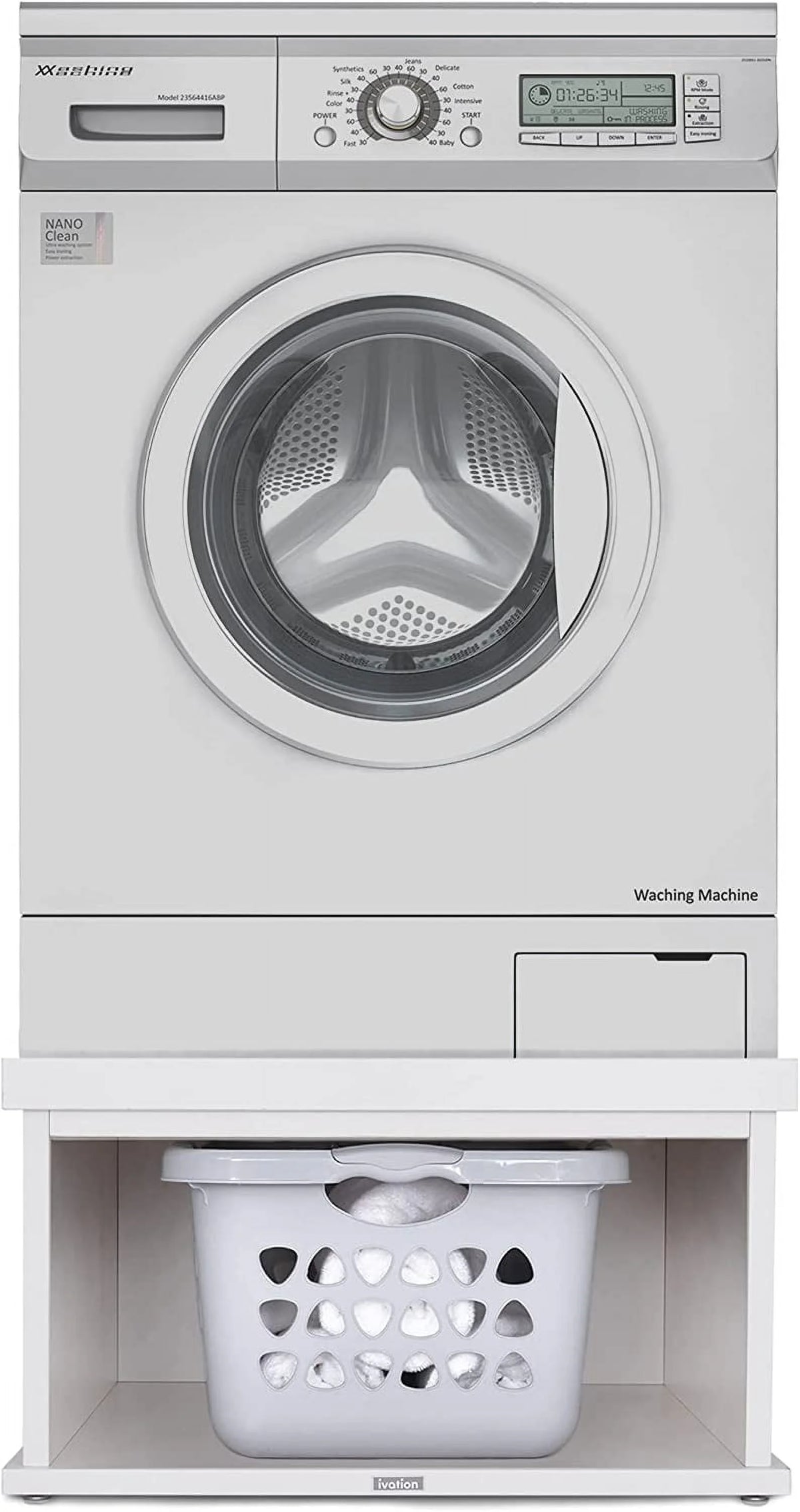 Wooden Laundry Pedestal X23393
