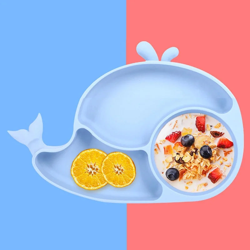 Silicone Suction Cup Compartment Plate H993
