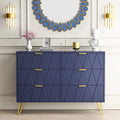 Navy Blue 6 Drawer Dresser Y9627