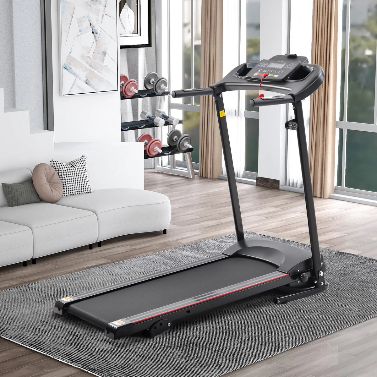 2.5HP Folding Treadmill with Incline W209