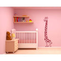 Lavender Giraffe Wall Decal Height Ruler G498948