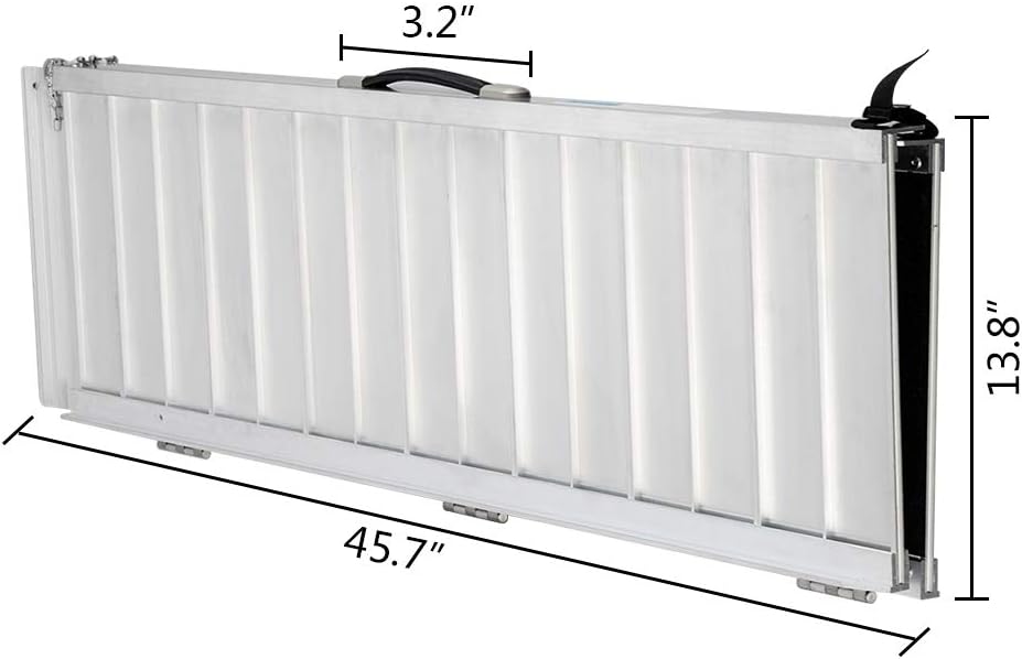 4ft Aluminum Wheelchair Ramp Threshold Portable Ramps J262