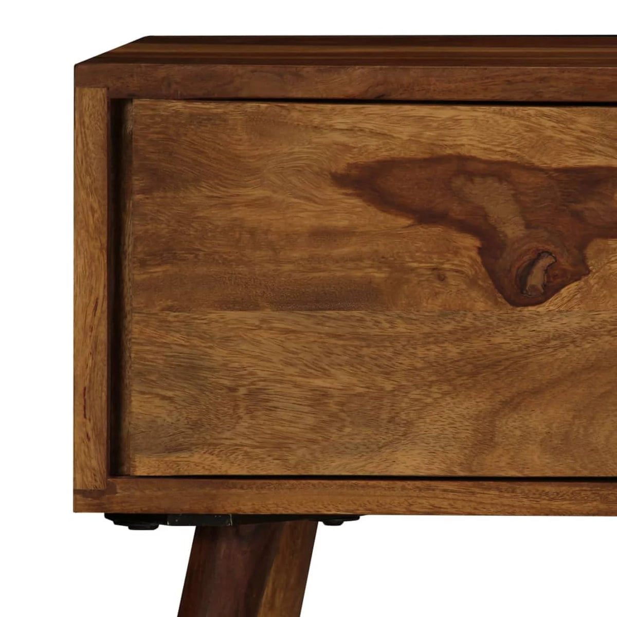 Sheesham Wood TV Cabinet with 3 Storage Compartments F98087