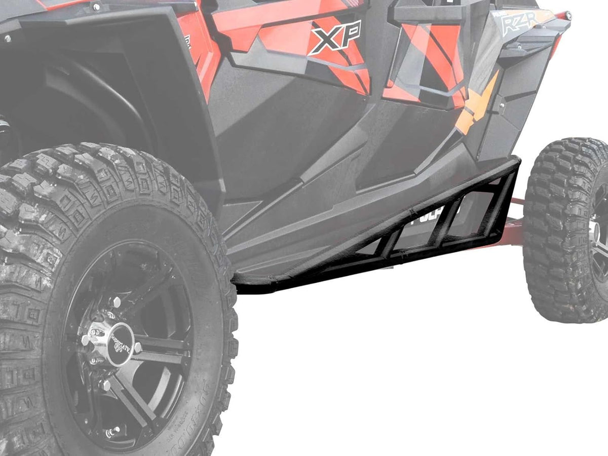Black 4-Seater Nerf Bars with Heavy-Duty Tubing Z1302