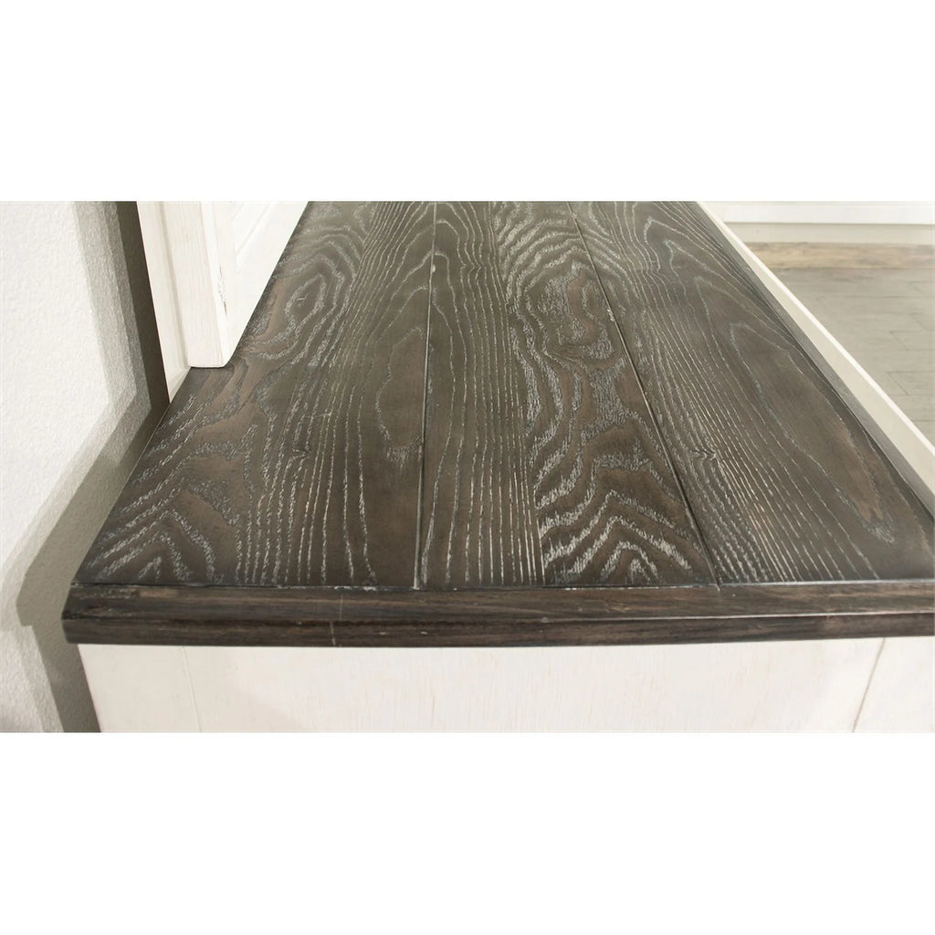 White and Charcoal 7 Drawer Wood Dresser Q110869