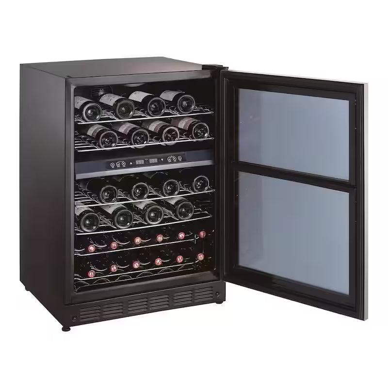 Dual Zone Wine Cooler in Stainless Steel I76112