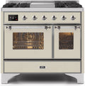 Antique White Dual Fuel Propane Gas Range Y21516