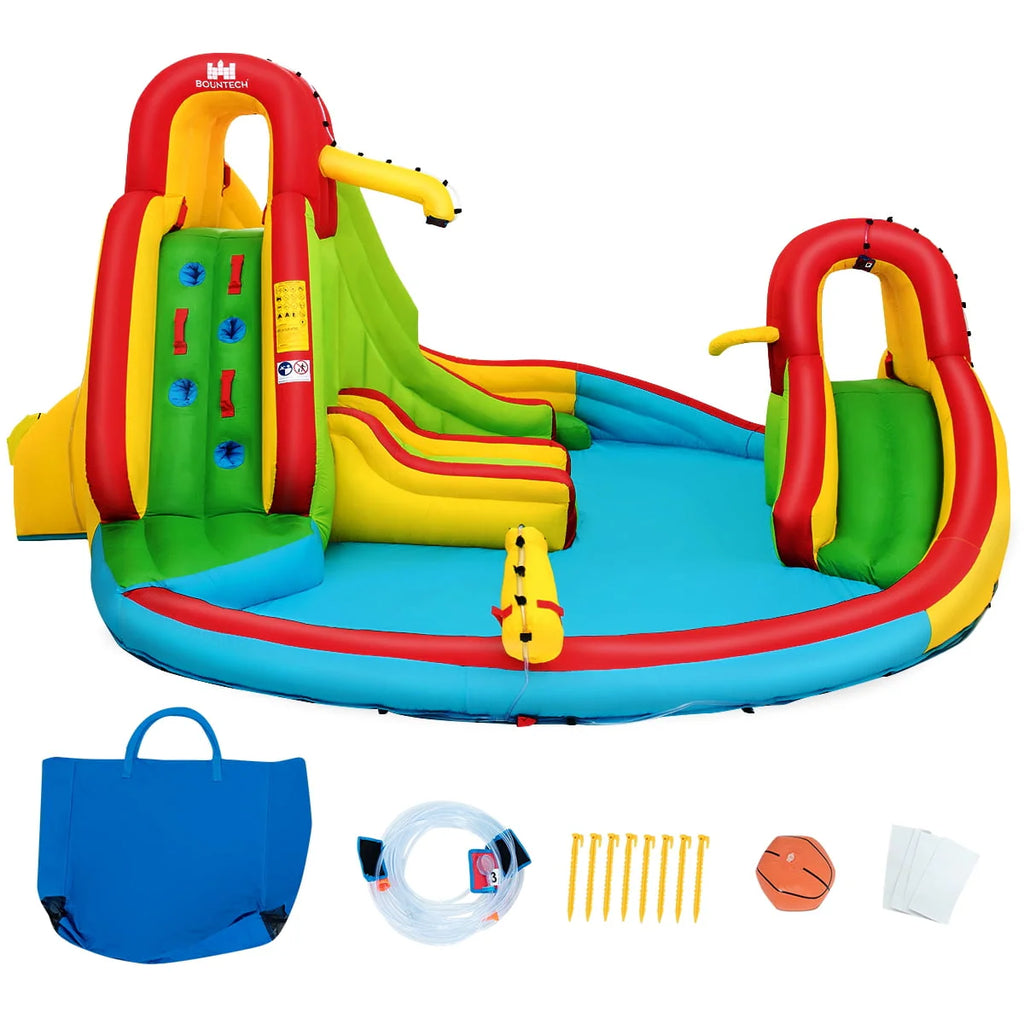 Inflatable Water Slide Park with Splash Pool I23935