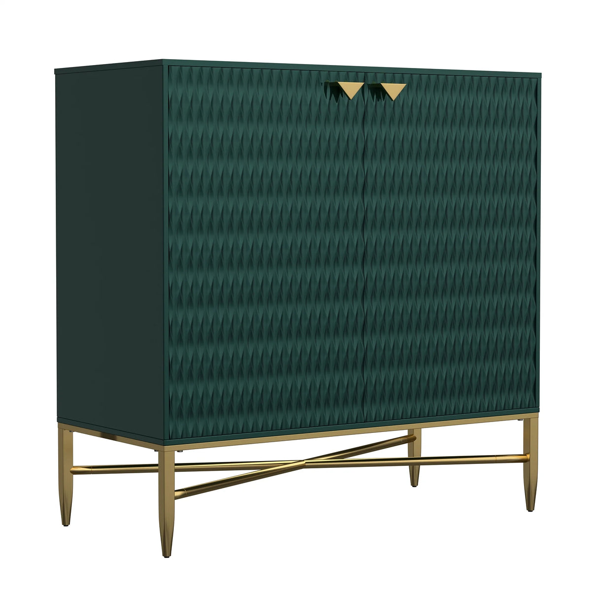 2 Door Green Storage Cabinet Z4948