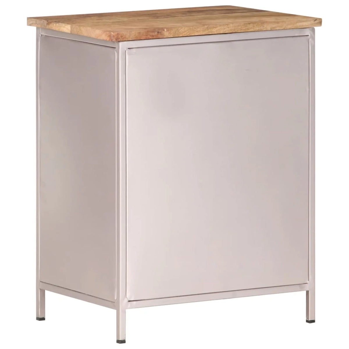 Rough Mango Wood Bedside Cabinet Z110897