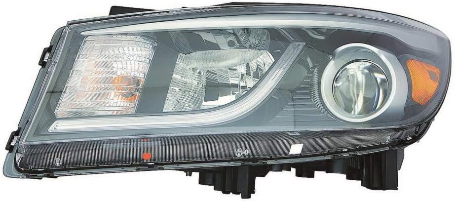 Kia Forte5 Headlight Assembly 2015 2018 Pair Halogen K519