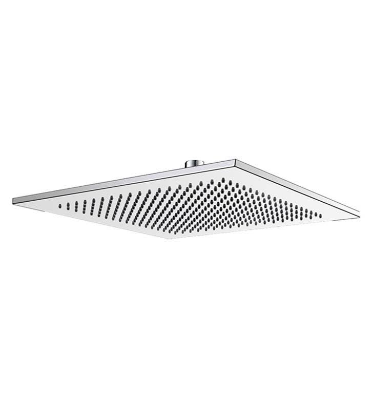 Polished Nickel Square Brass Showerhead D505