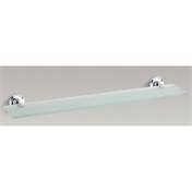 Polished Chrome Glass Shelf C220