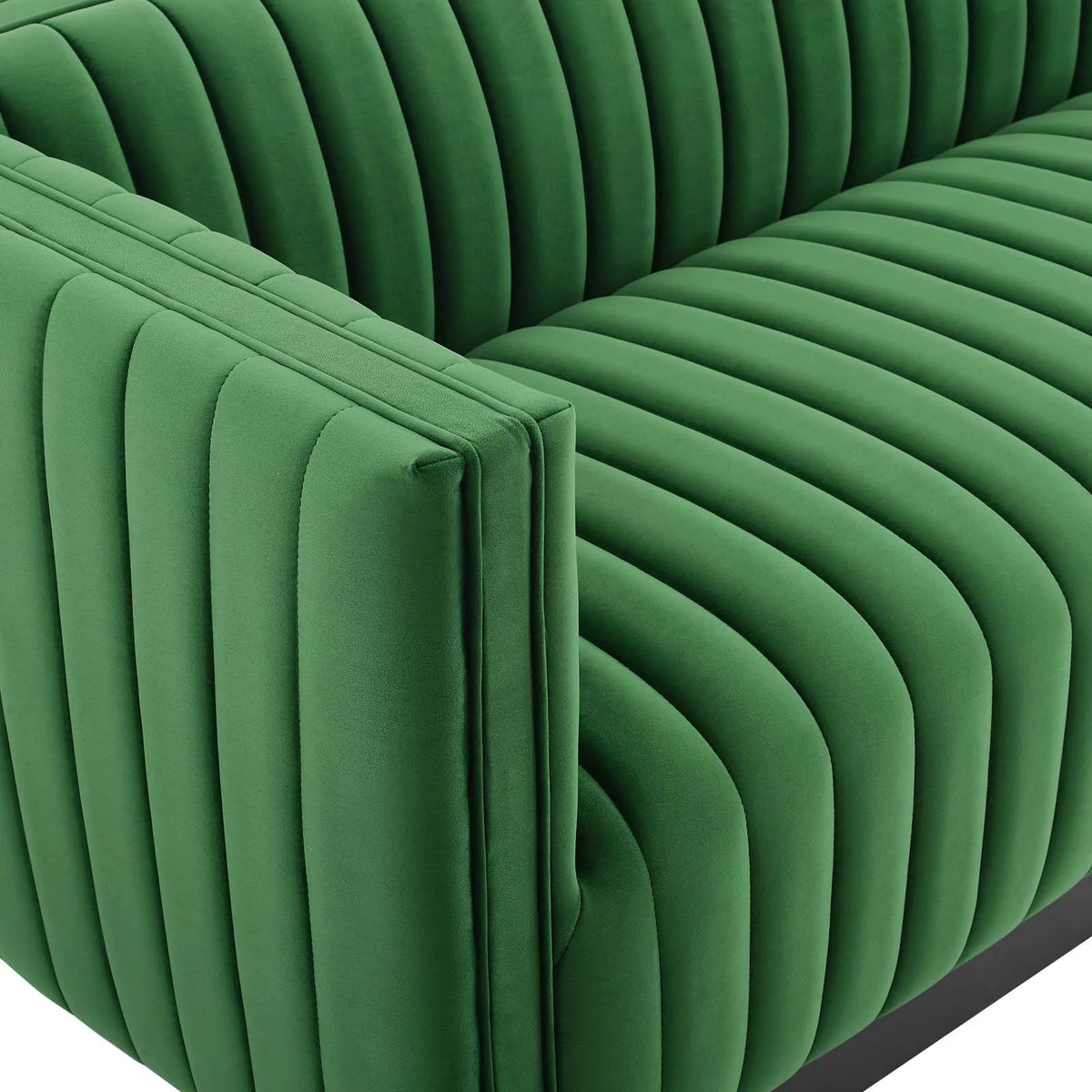 Emerald Velvet Tufted Sofa Z277378
