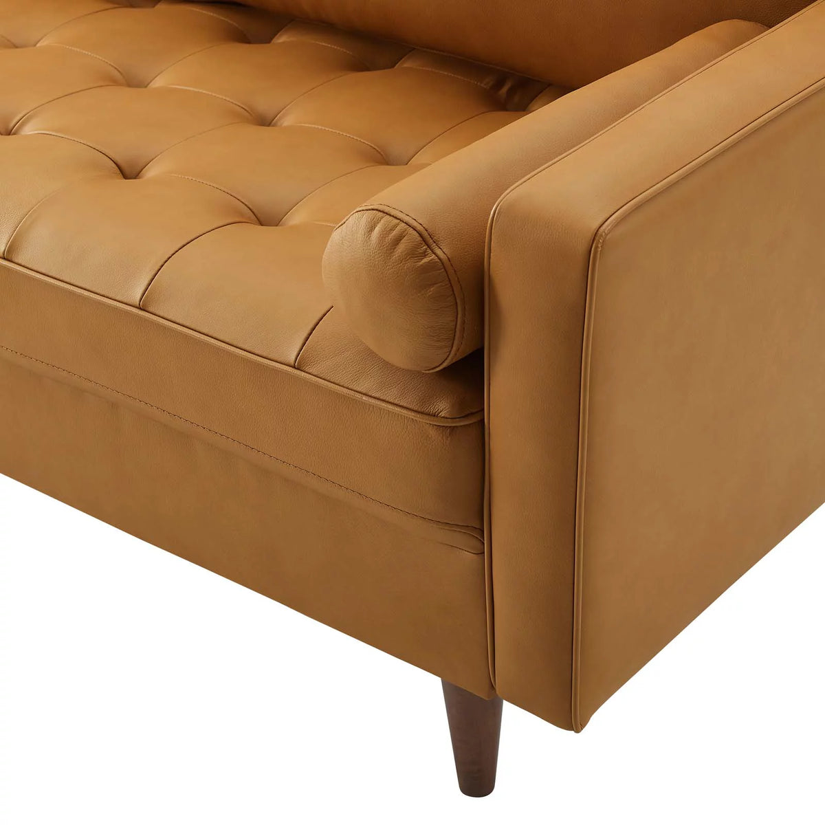 Tan Leather Sofa A34282