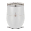 12 oz Stainless Steel Vacuum Insulated Wine Tumbler with Clear Lid N8828