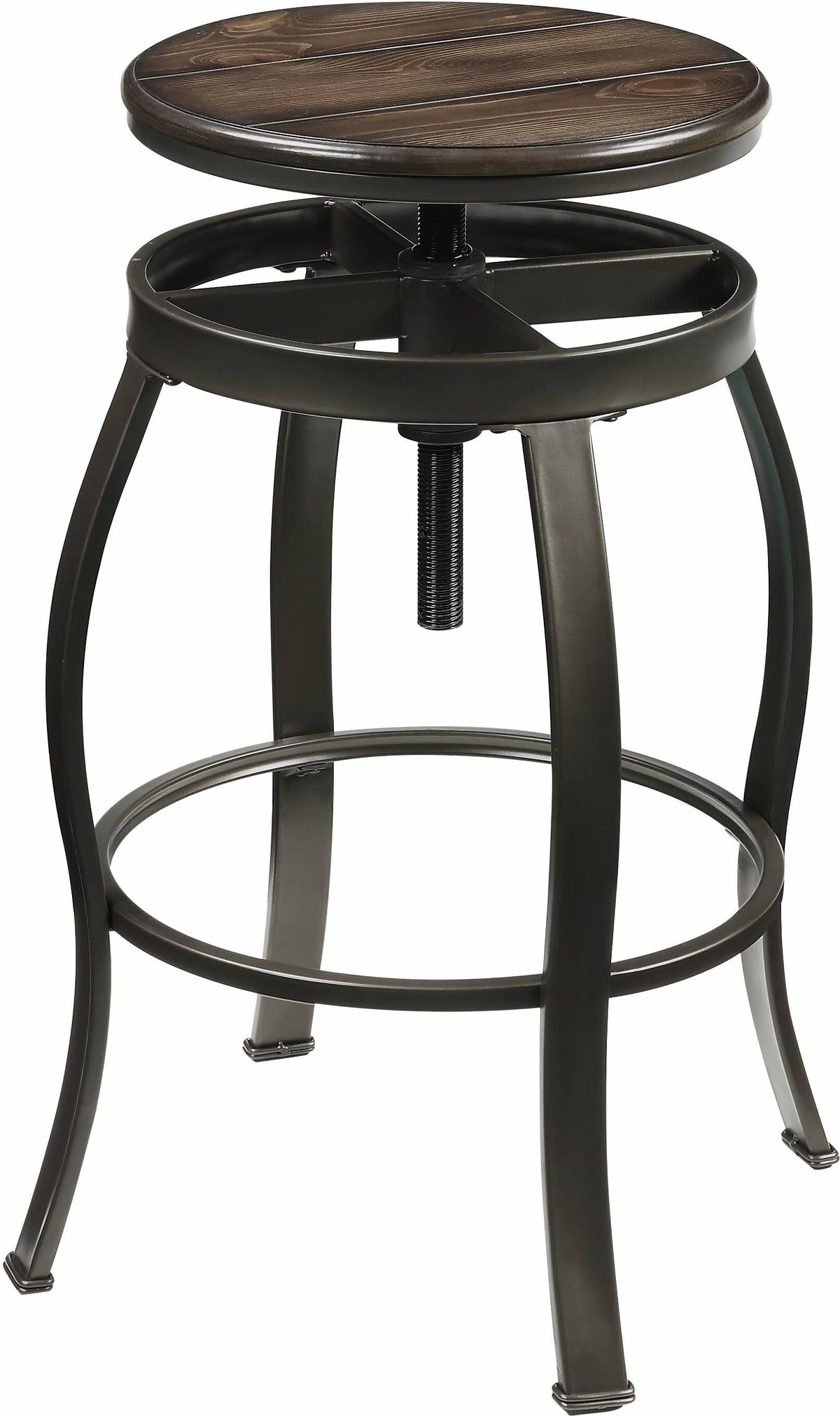 Walnut Sandy Black 3PC Bar Set S2965