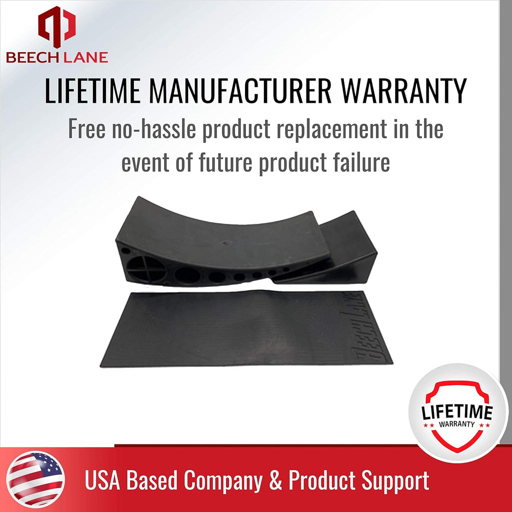 Camper Leveler 1 Pack with Curved Leveler, Chock, and Rubber Grip Mat L9156