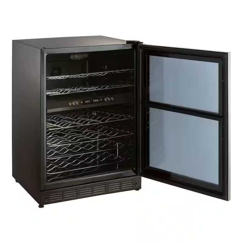 Dual Zone Wine Cooler in Stainless Steel I76112