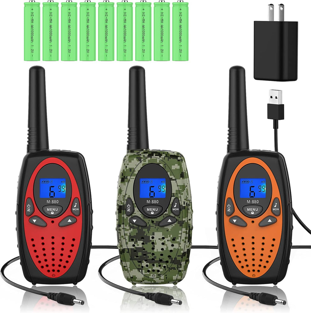 Rechargeable Walkie Talkie Two Way Radio, Pack of 2 I3650