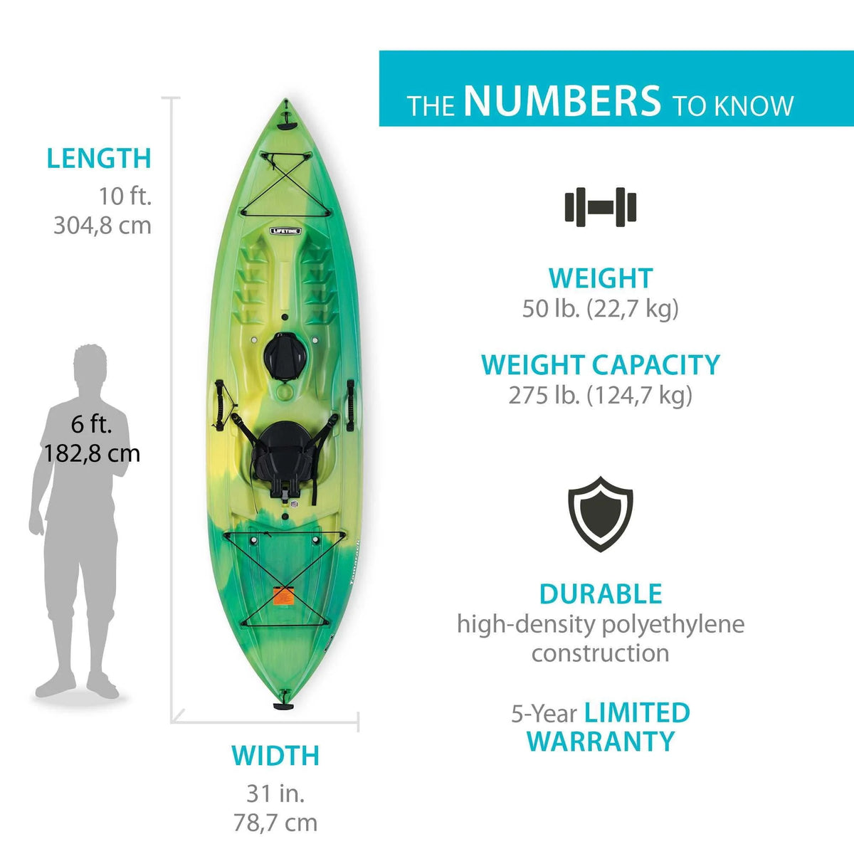 Sit-On-Top Kayak with Paddle X24102