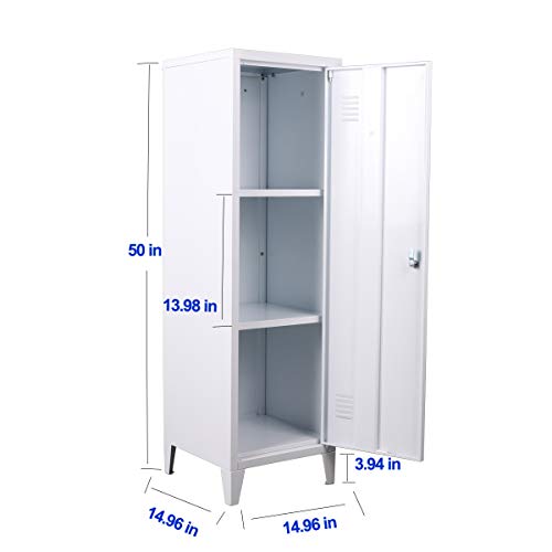 Metal Storage Cabinet with Doors and Shelves N8615