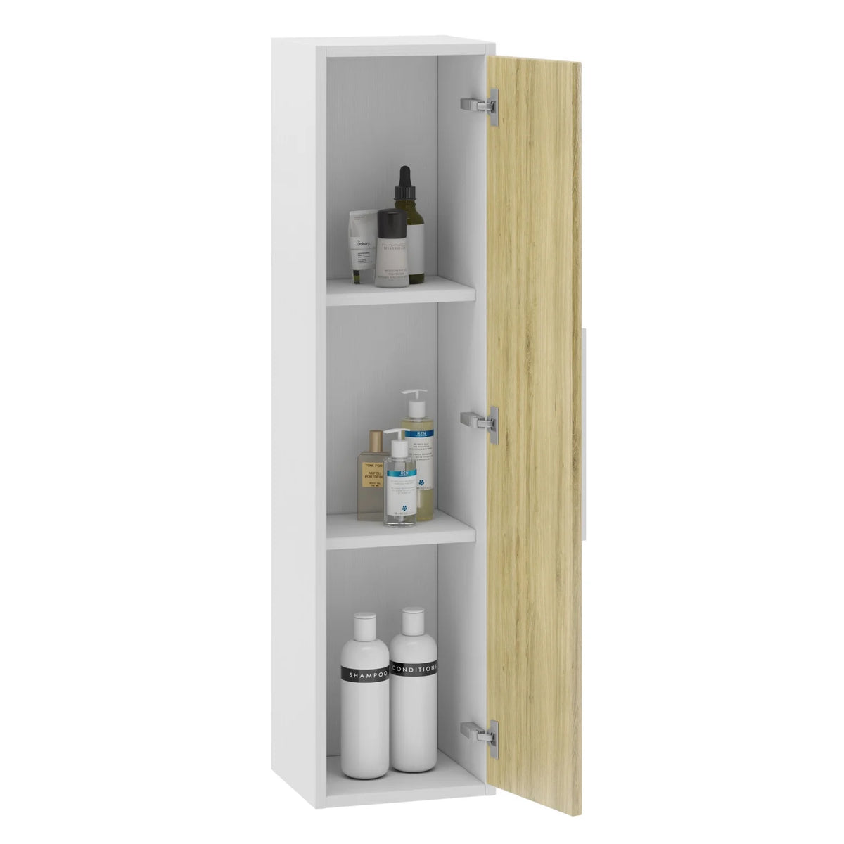 Column Cabinet Ginger Oak Wood F807