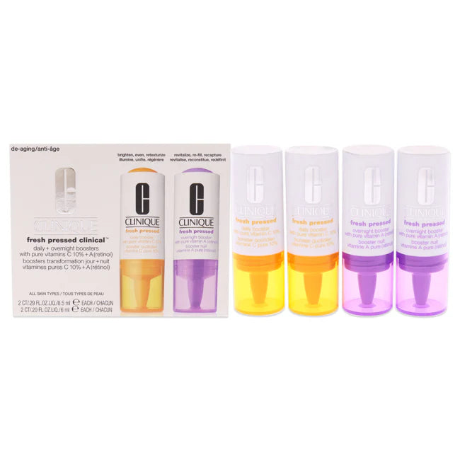 2 Pc Daily Booster with Pure Vitamin C 10 Percent, Overnight Booster with Pure Vitamin A M898088