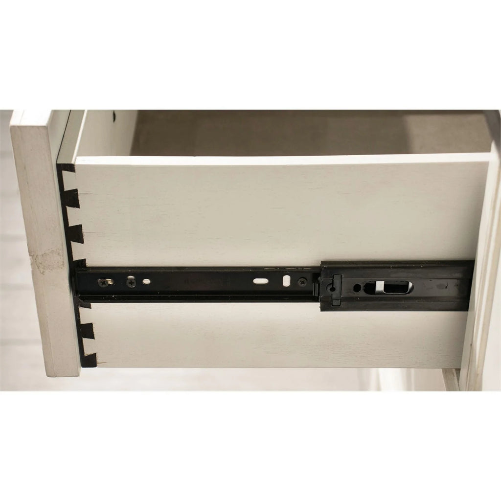 White and Charcoal 7 Drawer Wood Dresser Q110869